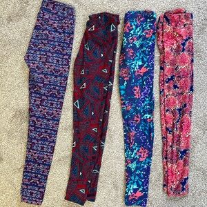 4 pairs LuLaRoe leggings